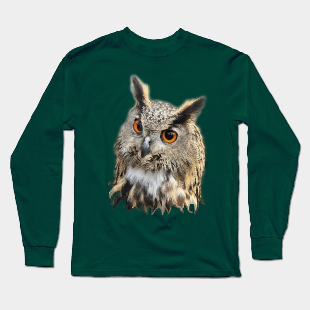 Glowing eyes Long Sleeve T-Shirt by MarionsArt